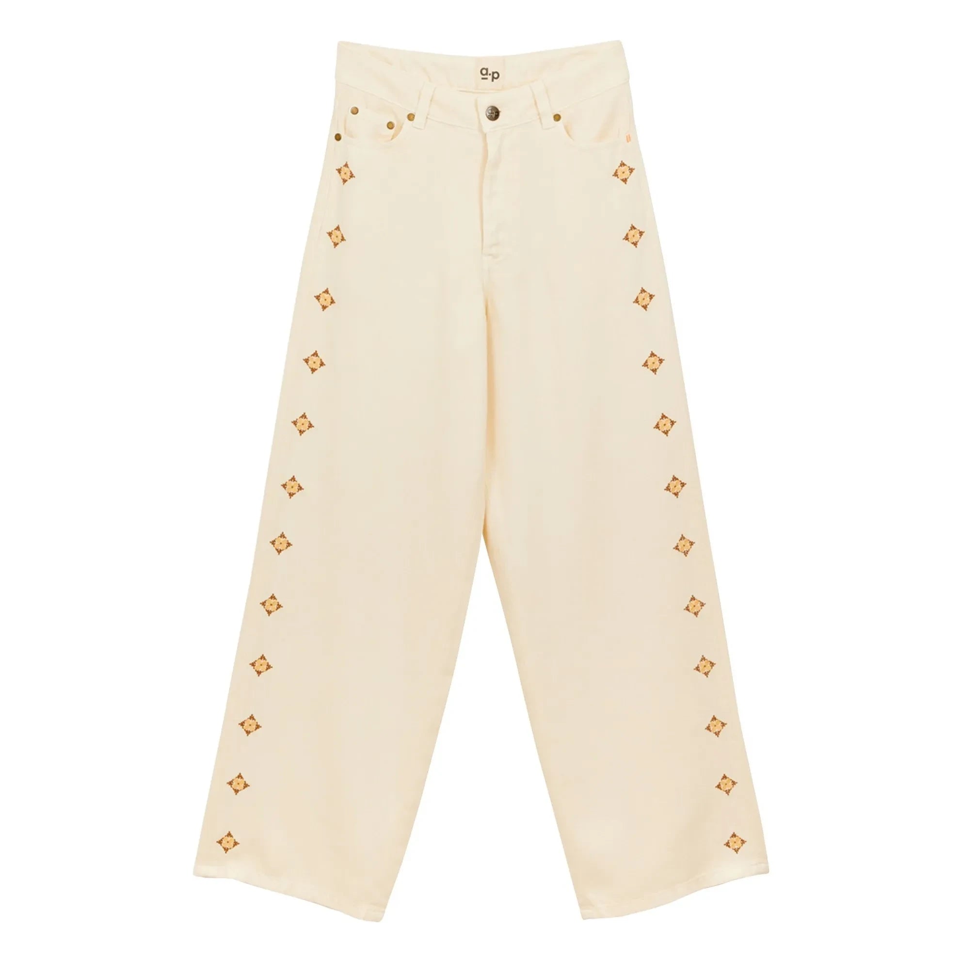 a.p - Denim pantolon | Ecru