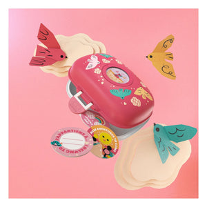 Monbento - MB Gram Oiseaux Snackbox | Rosa