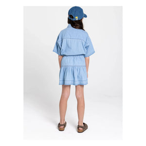 Hundred Pieces - Denim Kaya etek | Mavi
