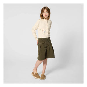 Zadig & Voltaire - Flep cepli Bermuda şort | Haki