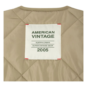 American Vintage - Vowbay Su İtici Kapitone Ceket Geri Dönüştürülmüş Elyaf | Haki