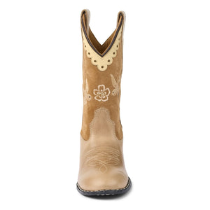 Copenhagen Colors - Cowboy Çizmeleri Dove Süet - Copenhagen Colors X Bootstock | Bej