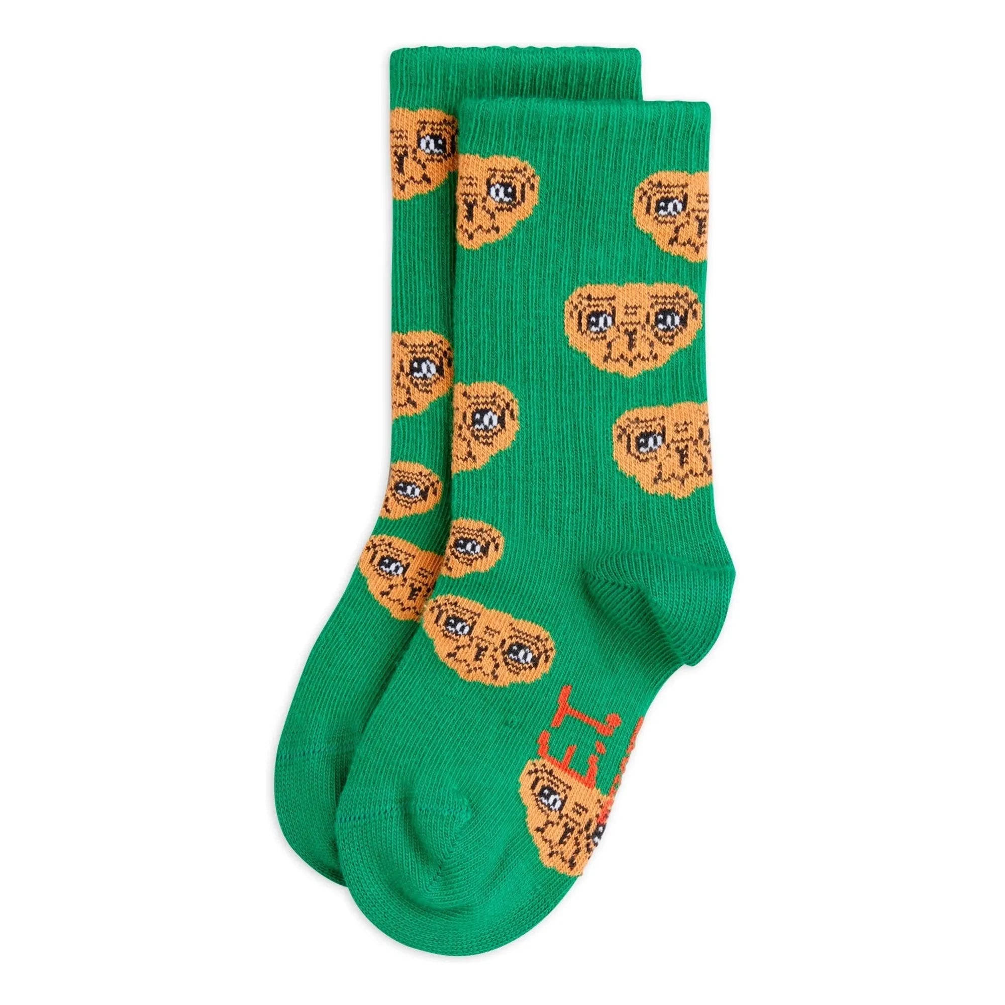 Mini Rodini - E.T. Socken aus Bio-Baumwolle | Grün