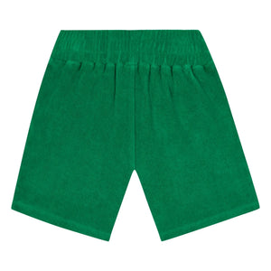 Bonton - Nono Handtuch-Shorts | Smaragdgrün