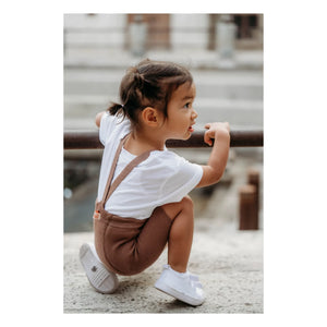 Silly Silas - Kurze Leggings aus Bio-Baumwolle | Braun