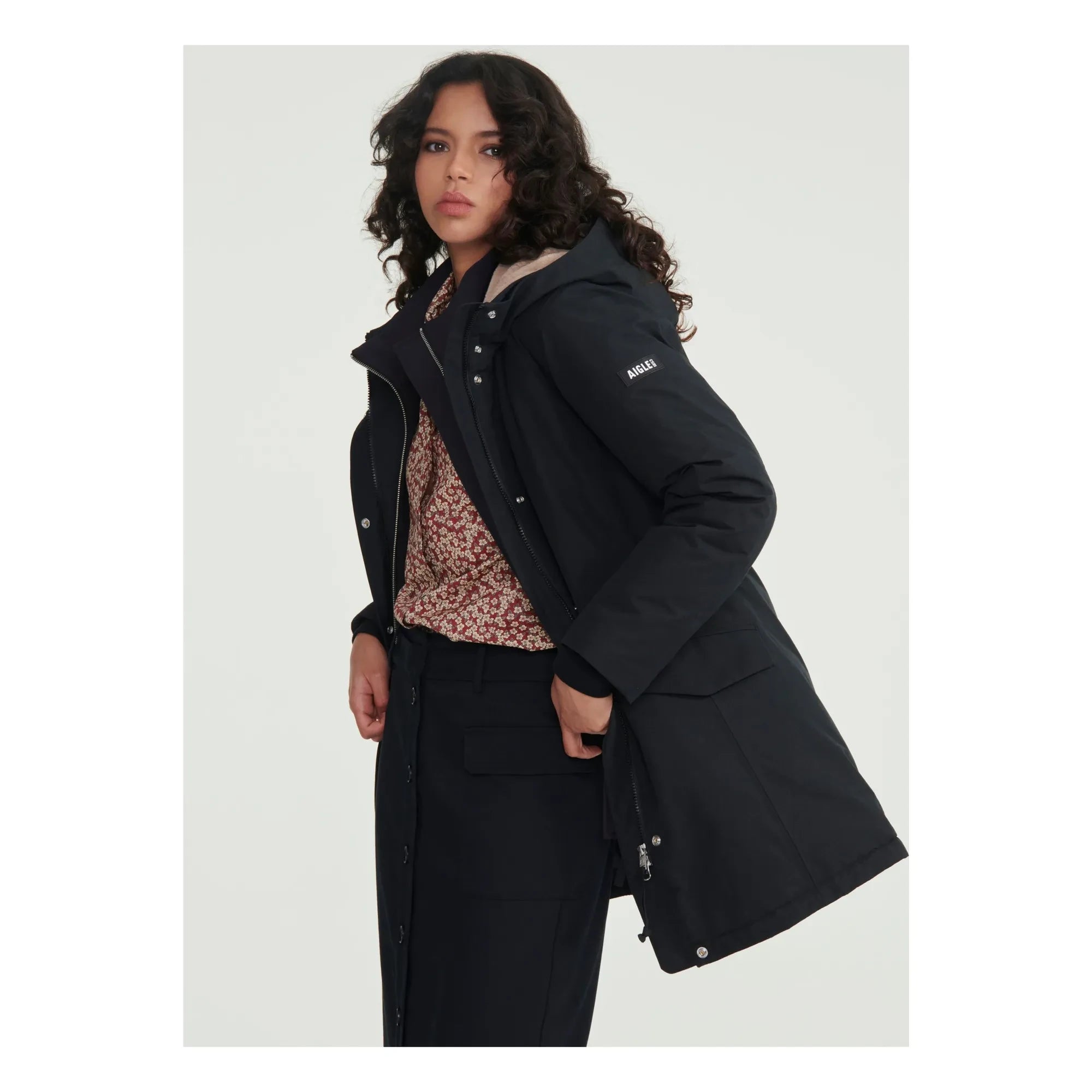 Aigle - Gefütterter Gore-Tex Parka | Schwarz