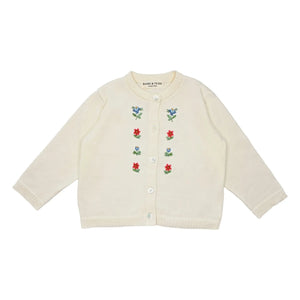 Babe & Tess - Nora Embroidered Vest | Natural