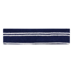 We Are Kids - Bjorn Striped Headband Organic Cotton Towel Fabric | Navy Blue