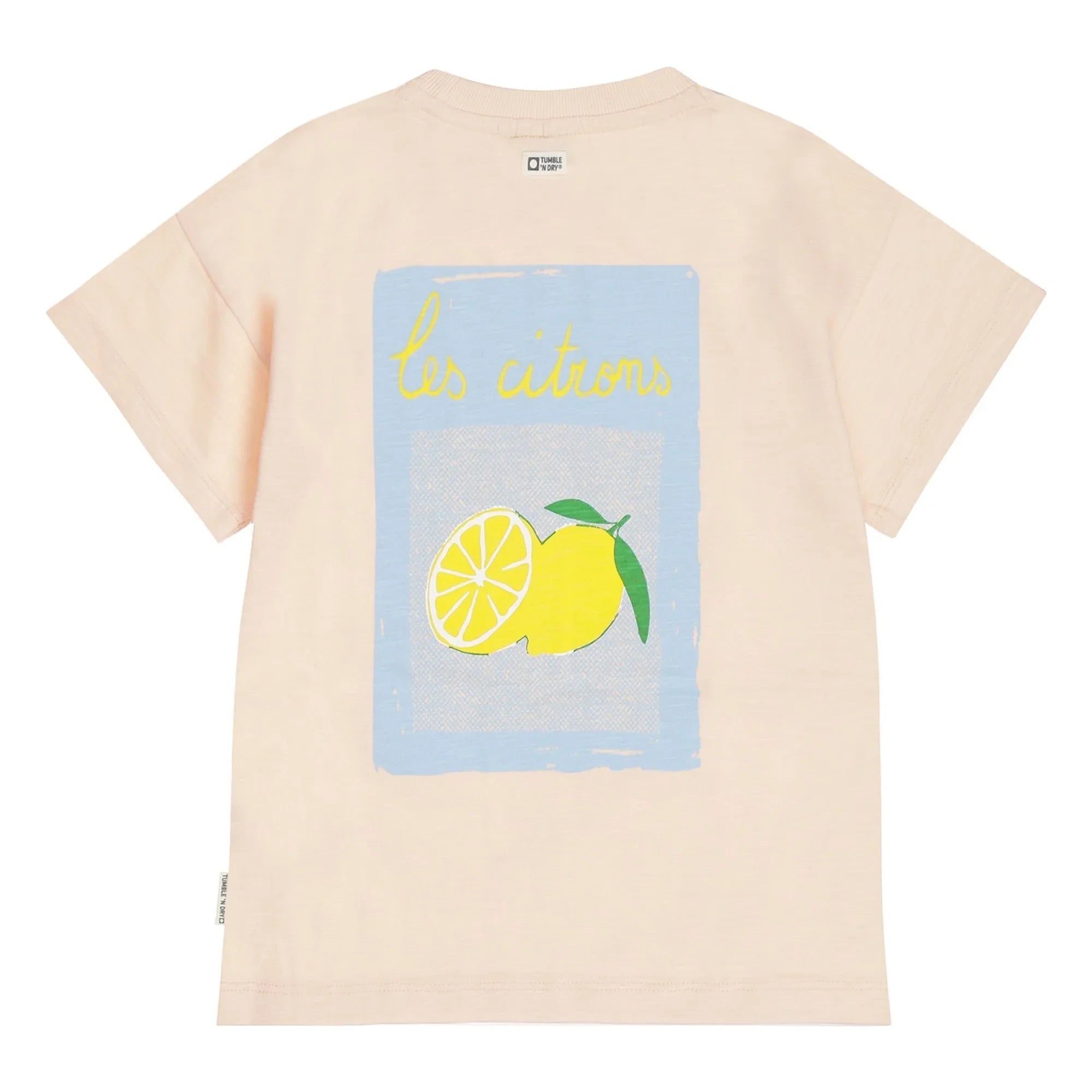 Tumble N'Dry - Oversize T-Shirt Lemons Bio-Baumwolle | Pfirsich
