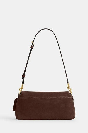Coach kadın crossbody süet Suade Jet Shoulder Bag