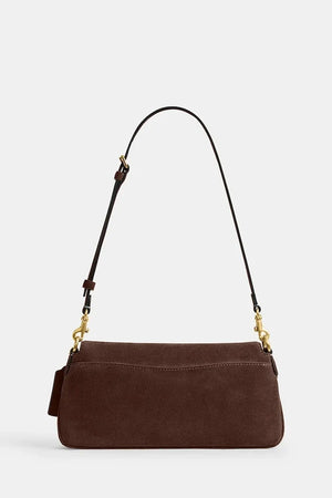 Coach kadın crossbody süet Suade Jet Shoulder Bag