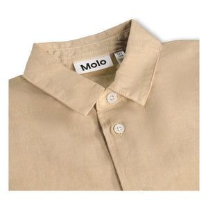 Molo - Richie Gradient Leinenhemd | Beige