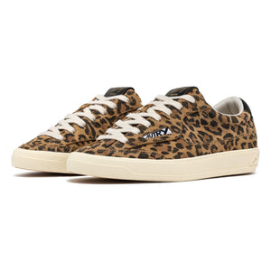 Autry - Windscape Düşük Leopar Süet Sneakers | Kahverengi