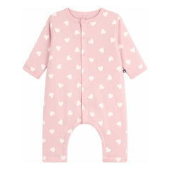 Petit Bateau - Pamuk Dolgulu Kalpler Tulum | Açık Pembe