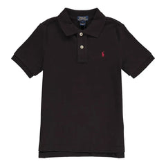 Ralph Lauren – Klassisches Netz-Poloshirt | Schwarz
