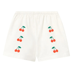 Tinycottons - Short Cherry Twill | White
