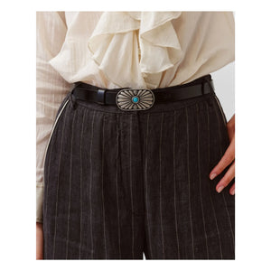 Diega - Corlo Leather Belt | Black
