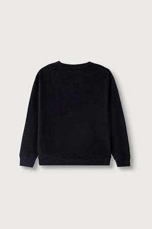 Çocuk pamuklu sweatshirt B-NEW BOX LOGO C W