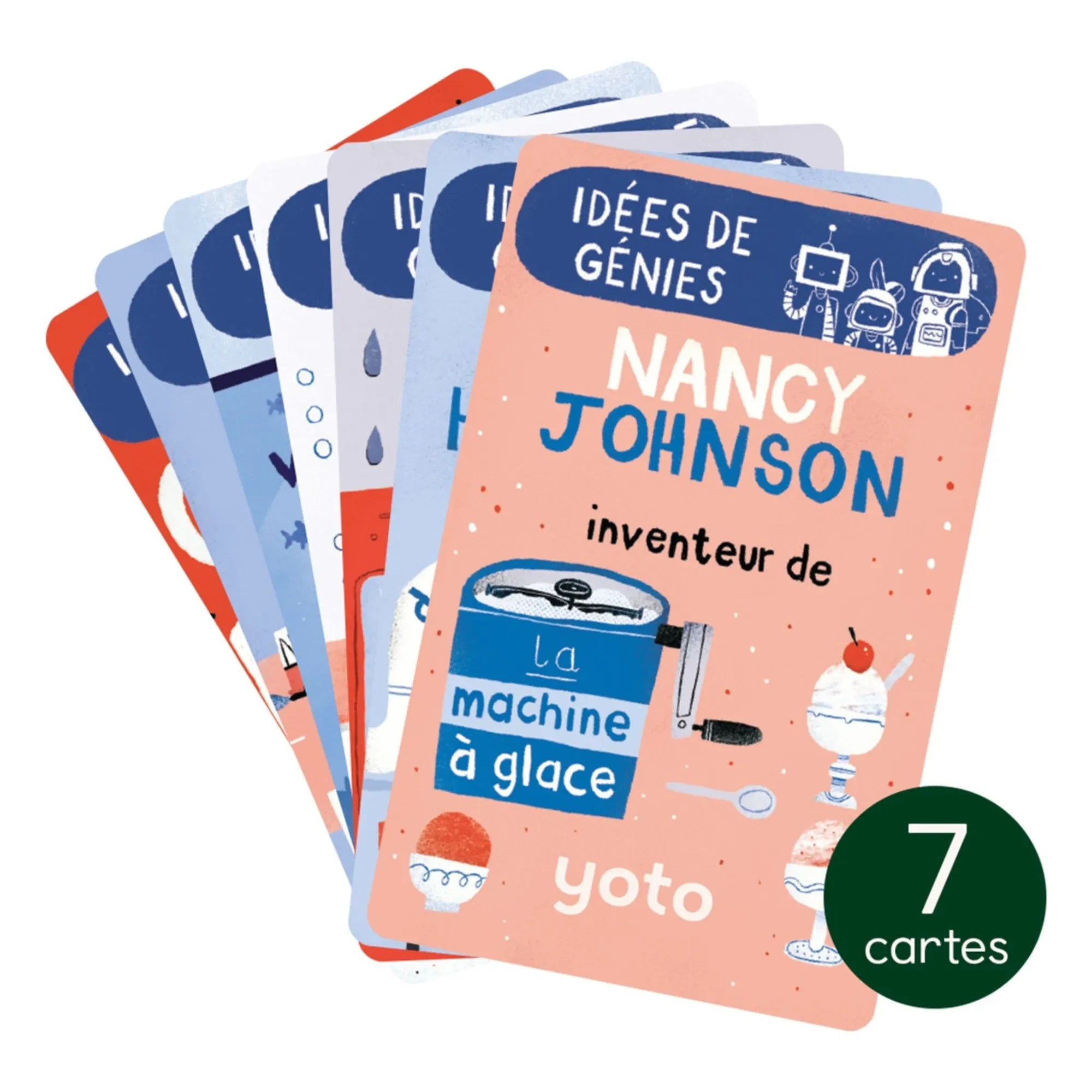 Yoto Player – Explorobots Karten: Geniale Ideen – 7er Pack