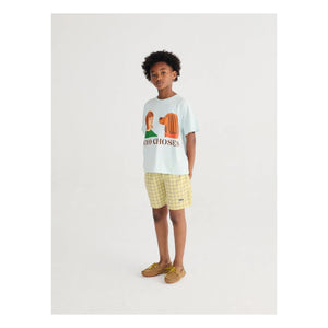 Bobo Choses - Friends T-shirt Organik pamuk | Açık mavi