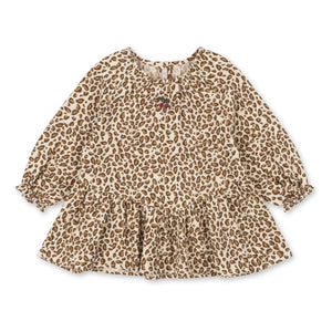 Konges Sløjd - Coco Leo Bio-Baumwollbluse | Braun