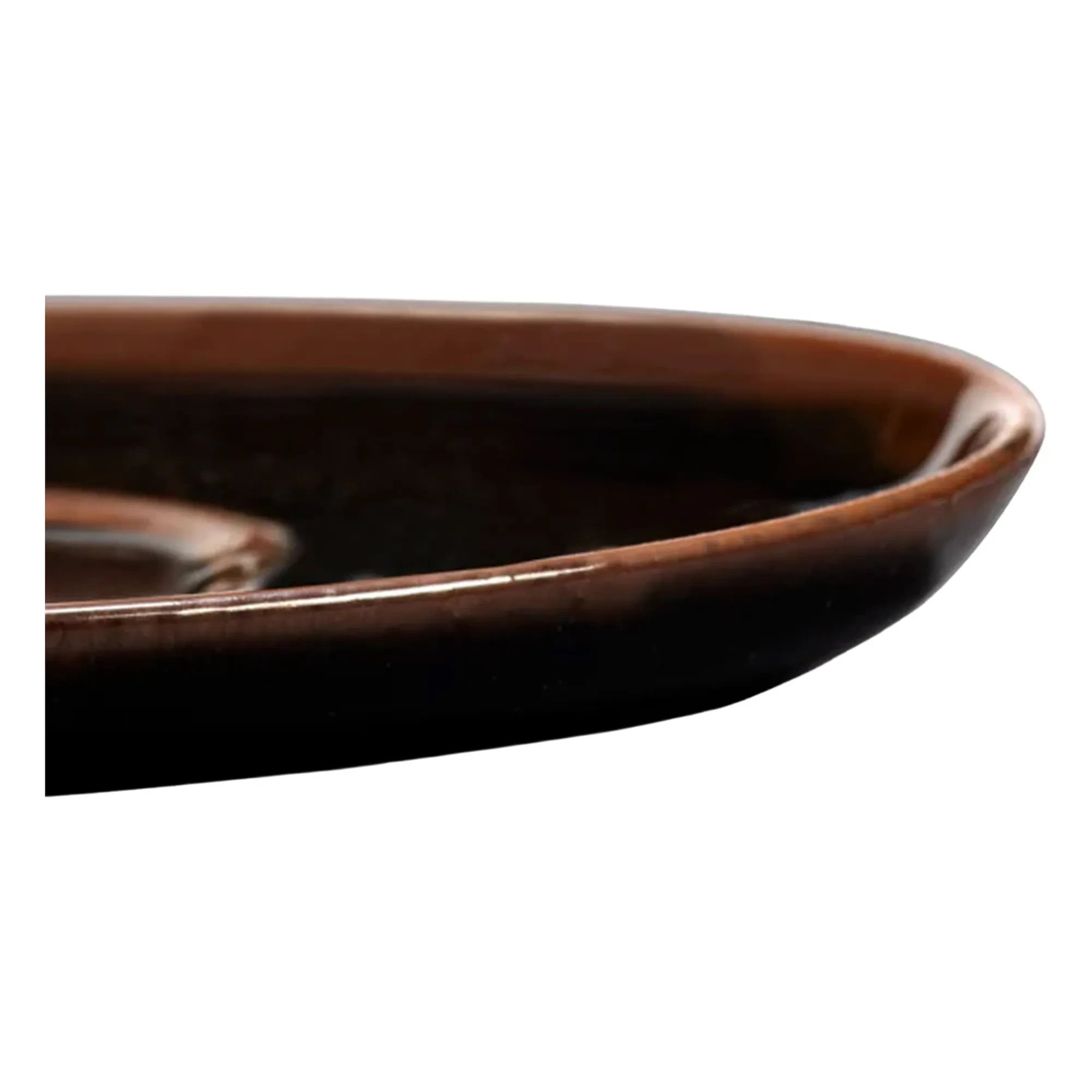 Serax - Untertasse Uncharted - 2er-Set | Braun