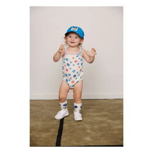 Mini Rodini - Ping-Pong-Mütze aus recycelter Faser | Blau
