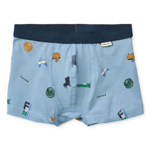 Liewood - 3’lü Marvin Sport Organik Pamuklu Boxer Seti | Mavi