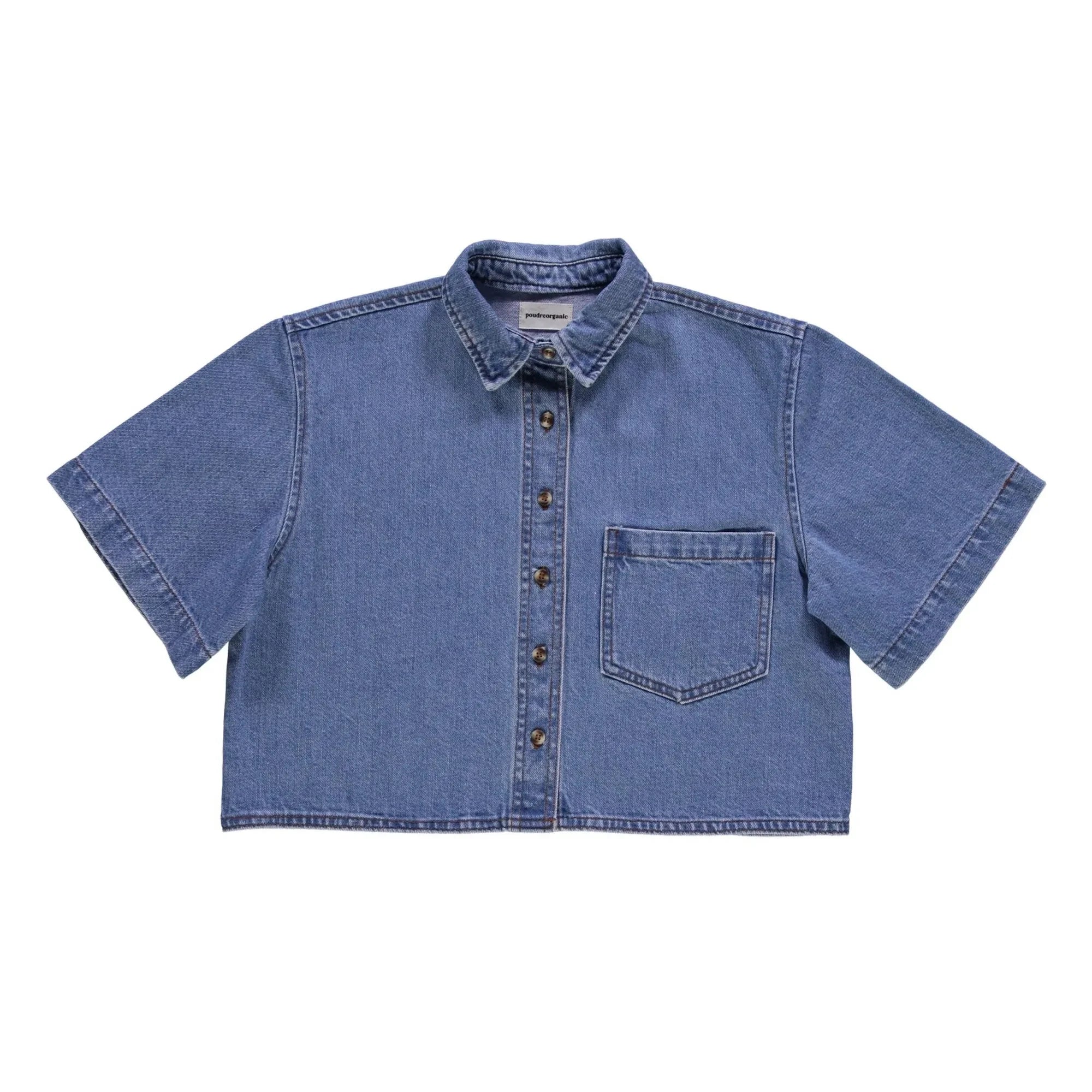 Poudre Organic - Carvi Jeanshemd | Blau
