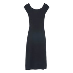 Bompard – Off-Shoulder-Kleid aus Seide und Kaschmir | Schwarz