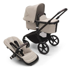 Bugaboo - Bugaboo Fox 5 Tüm Arazi Bebek Arabası - Siyah Çerçeve | Taupe kahverengi
