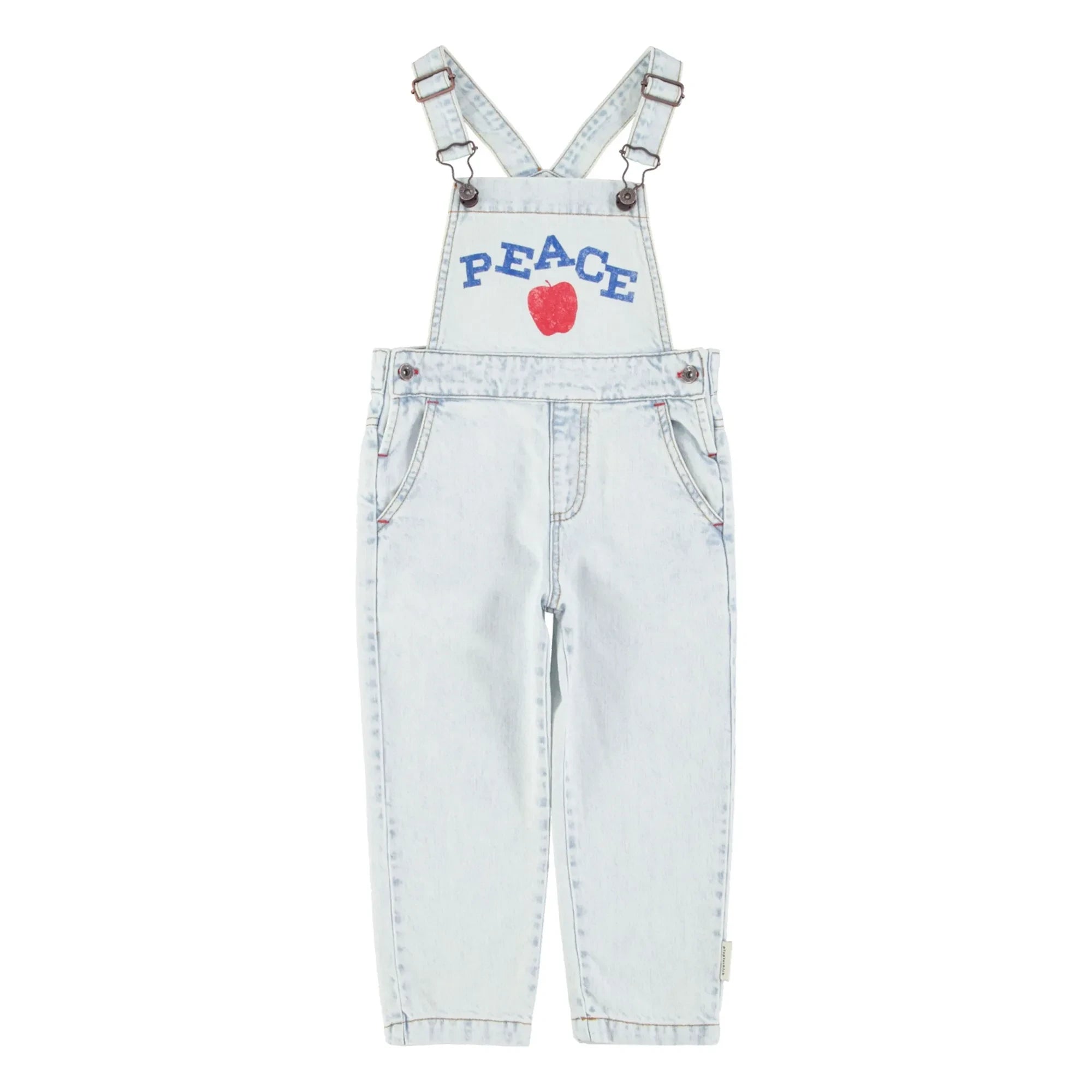 Piupiuchick - Jeans-Latzhosen | Gewaschenes Blau