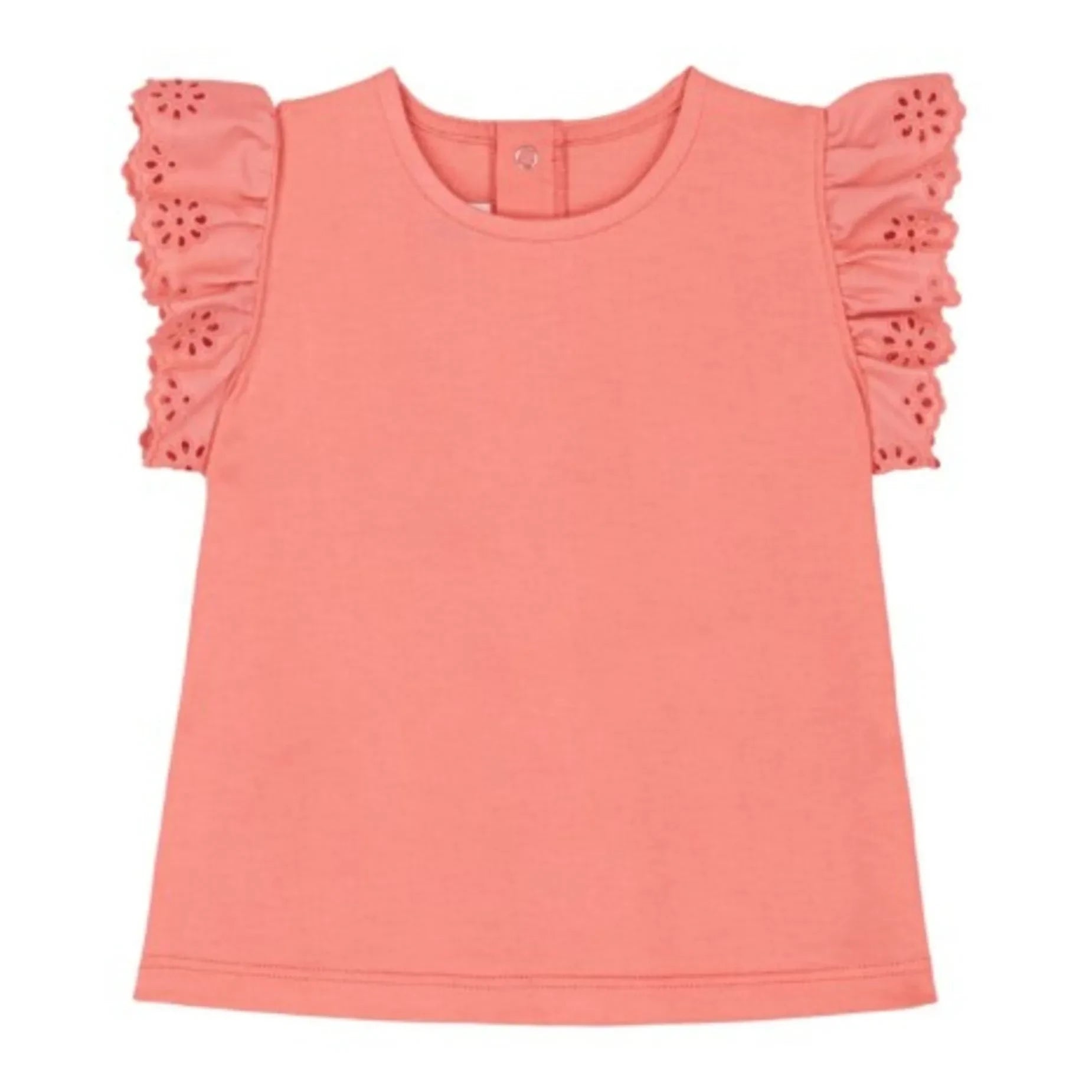 Petit Bateau - Broderie Anglaise T-Shirt | Koralle