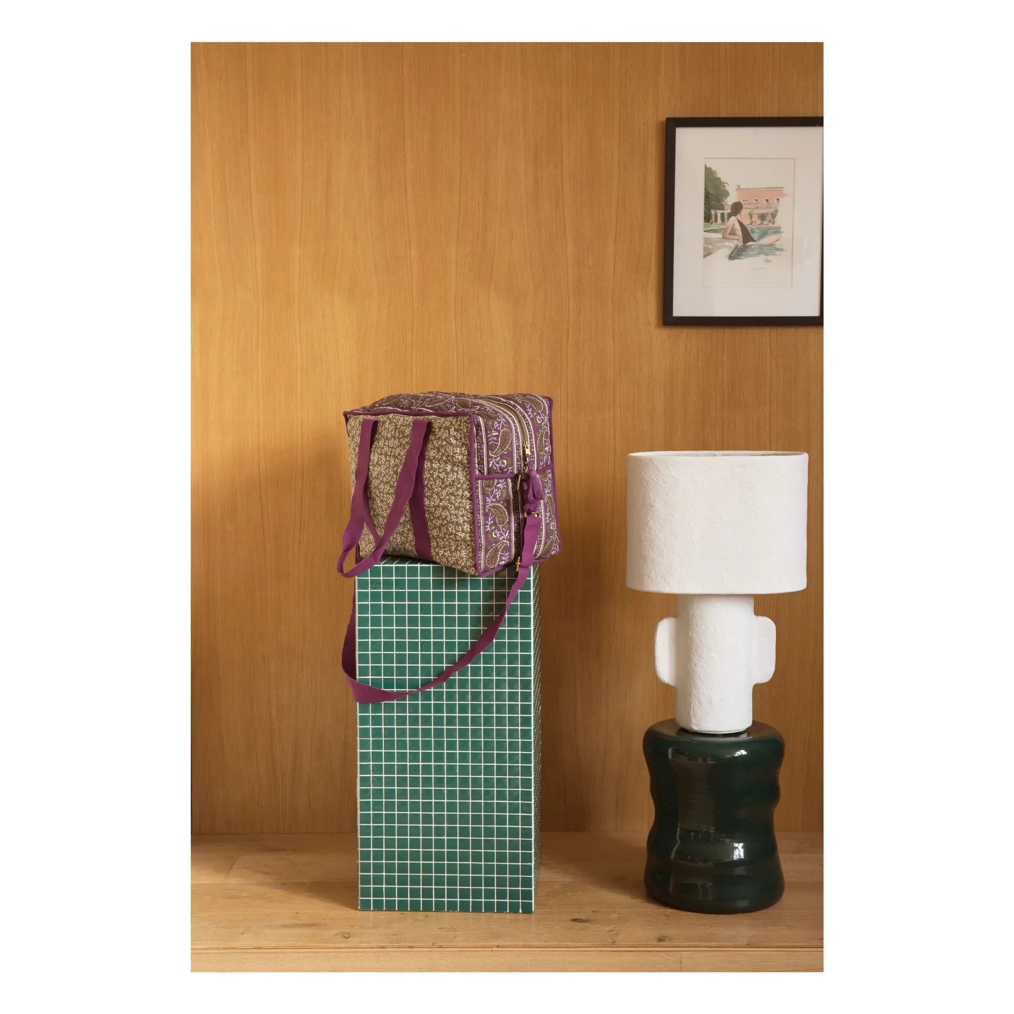 Louise Misha - Bio-Baumwolle Lilio 36h Tasche | Khaki