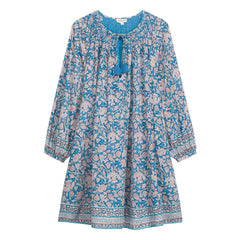 Louise Misha - Janice Organic Cotton Dress | Blue