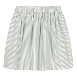 Petit Bateau - Boncap Poplin Organic Cotton Skirt | White
