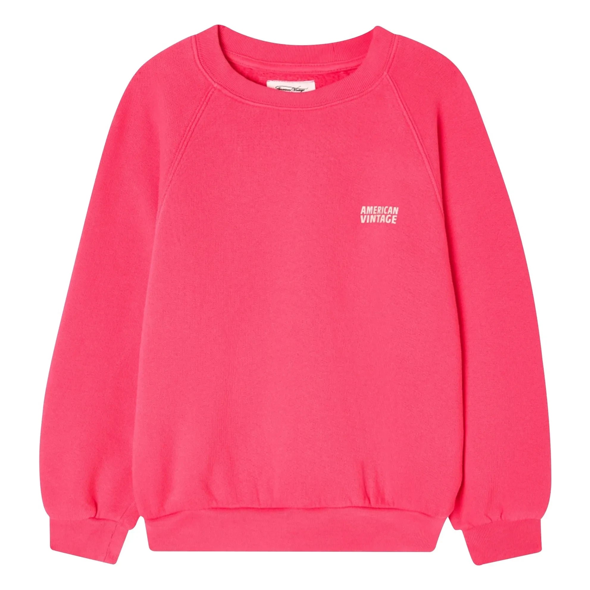 American Vintage - Izubird-Sweatshirt | Leuchtendes Pink