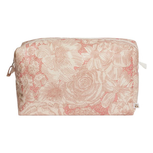 Bonpoint - G Fleurie Bio-Baumwoll-Kulturtasche | Blassrosa