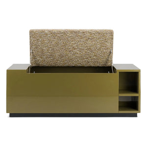 The Socialite Family - Cameleon Painted Wooden and Ribbed Effect Fabric Chair Bench | Tiger