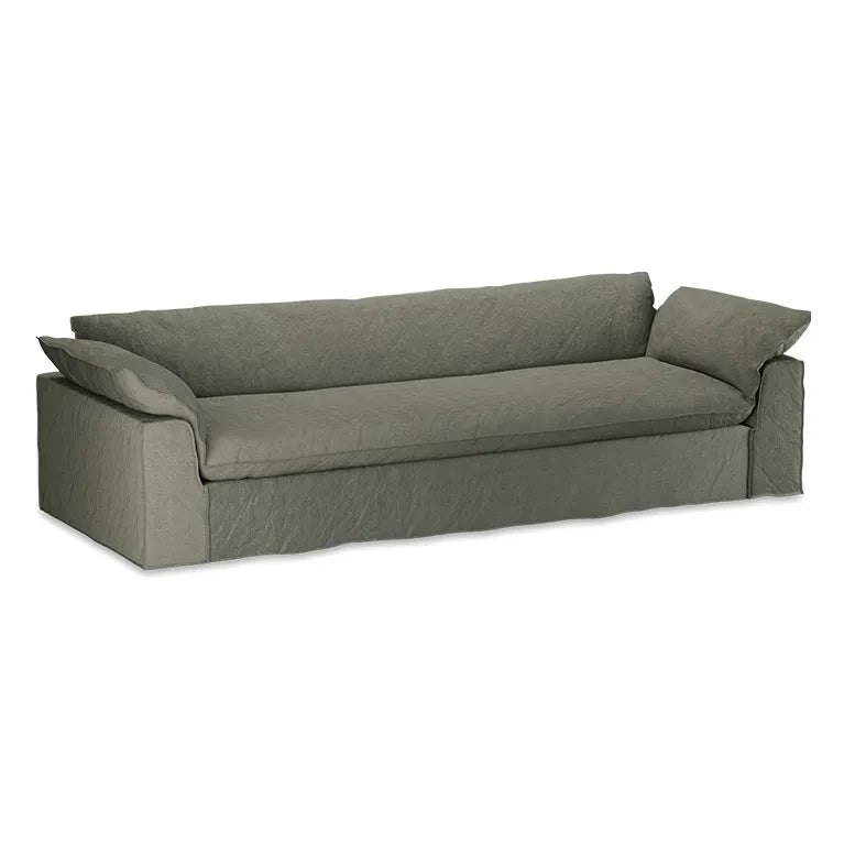 HKliving - Nomad 4'lü Keten Koltuk | Haki