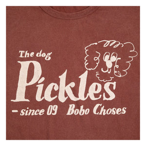 Bobo Choses - The Dog Pickles Organik pamuklu T-shirt | Kahverengi