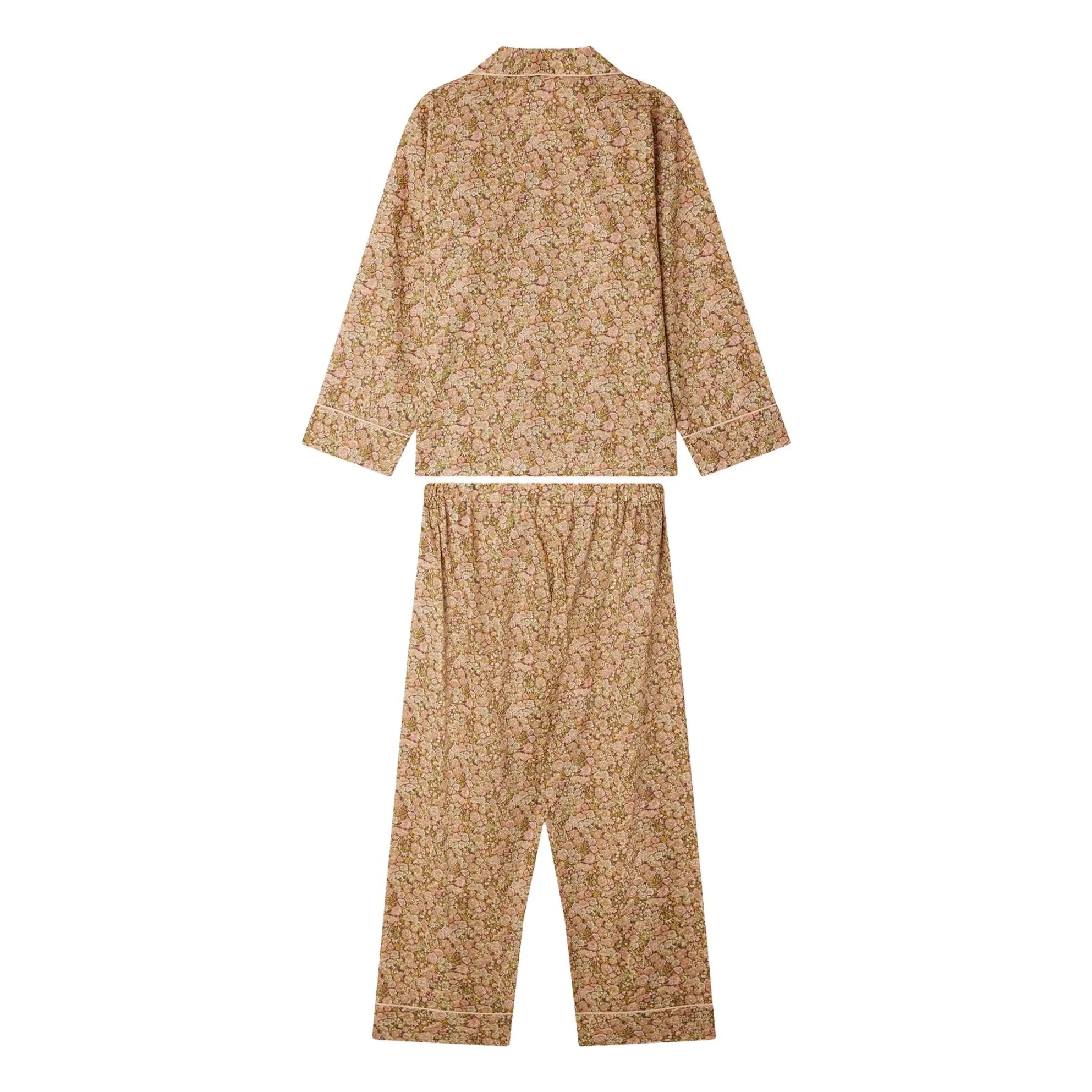 Bonpoint - Liberty Organik Pamuklu Çıtçıtlı Pijama | Mauve