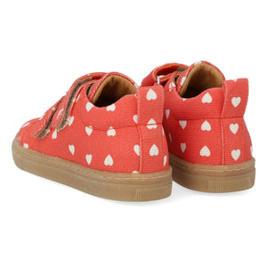 Angulus - Mini Hearts Doppelklett Sportschuhe | Rot