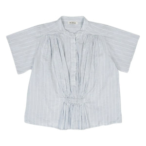 BELLEPIECE - Gestreifte Bluse Patrizia Cotton | Hellblau