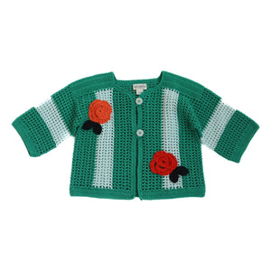 Kalinka - Penelope Crochet Jacket | Green