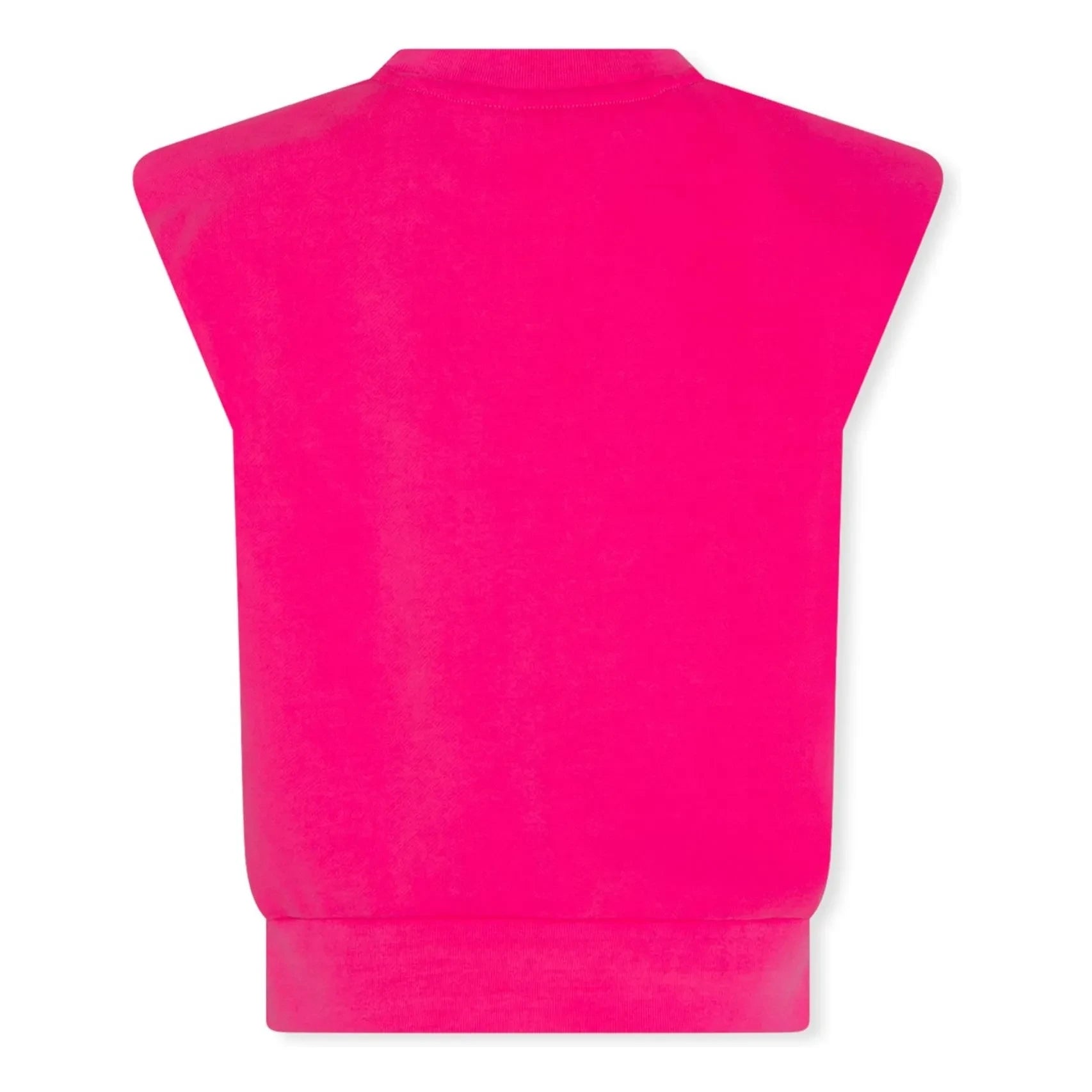 AO76 - Recyceltes Baumwolltop mit Alaya-Print | Fuchsia