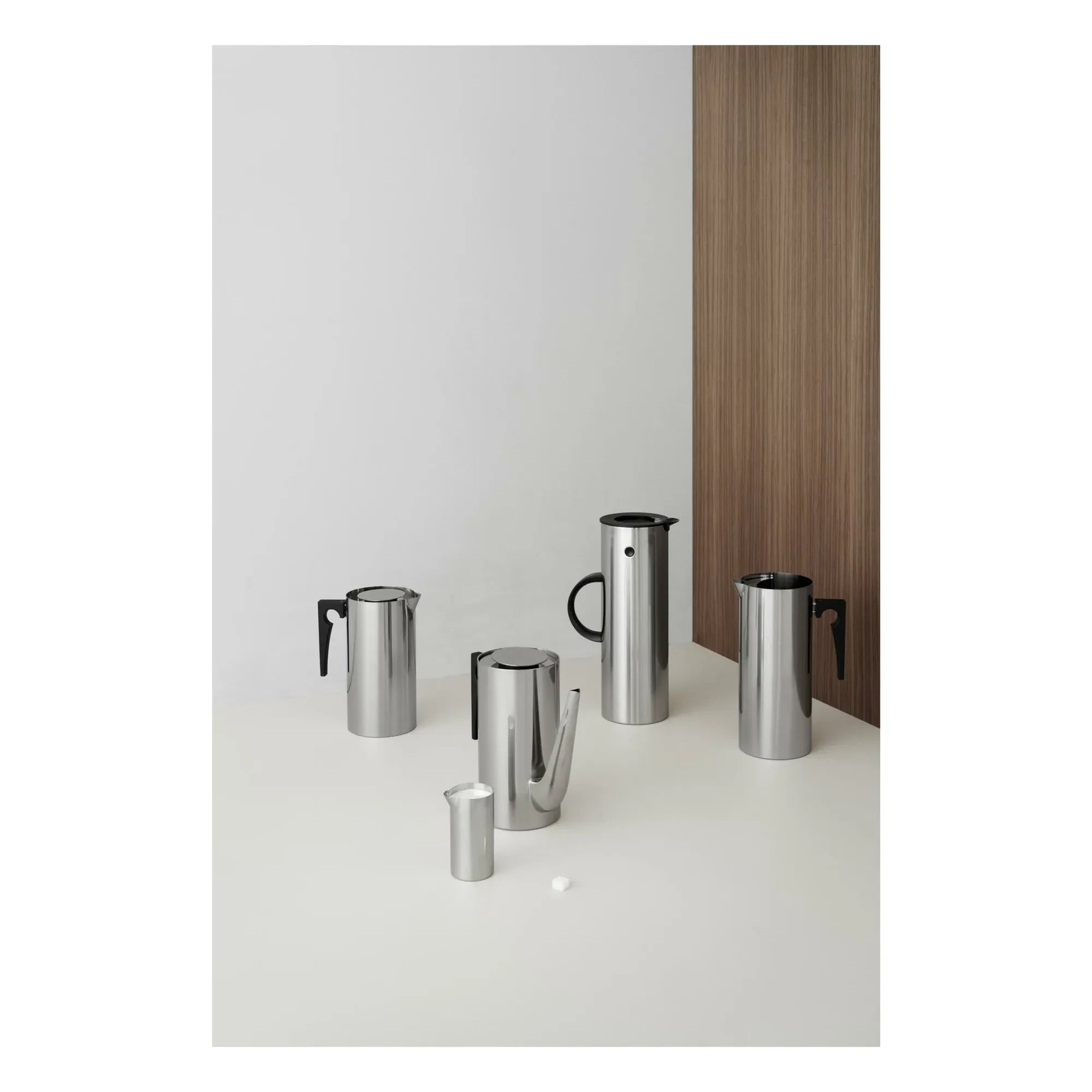 Stelton - Arne Jacobsen kahve makinesi | Çelik