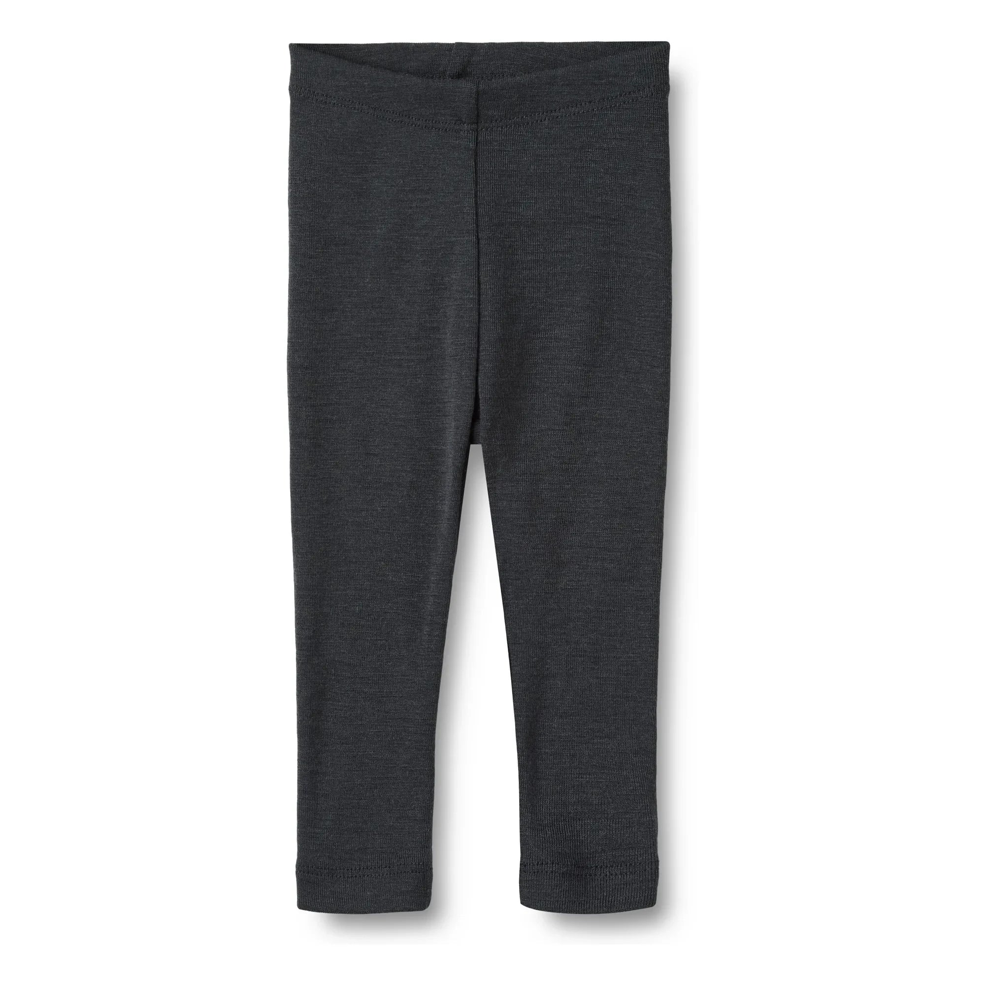 Weizen - Agi Woll-Leggings | Marineblau