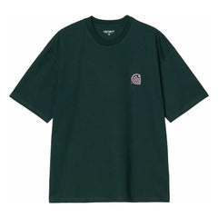 Carhartt WIP - Helix organik pamuk tişört | Koyu yeşil