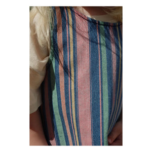 Konges Sløjd - Striped Organic Cotton Magot Dress | Blue